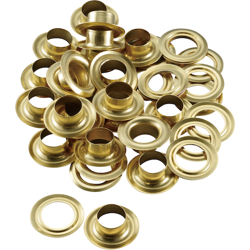 51311族工具 双面铆钉 8mm(#22)黄铜制